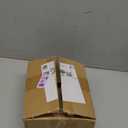 150 Pack 8oz Square Plastic Dessert Cups with Dome Lids and Mini Gold Spoons, Clear Yogurt Parfait Cups Serves 50, Disposable Appetizer Cups for Fruit Pudding Shooter Birthday,Wedding,Party Tasting