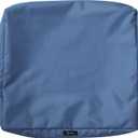 Water-Resistant Patio Bench/Loveseat Cushion Cover, 24 x 13 x 4 Inch, Empire Blue