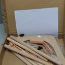 ALIMTEE Adjustable Embroidery Hoop Stand Wood Embroidery Machine Embroidery Frame for Lap or Table Cross Stitch Supplies Cross Stitch Frame with 2 Sizes Rod