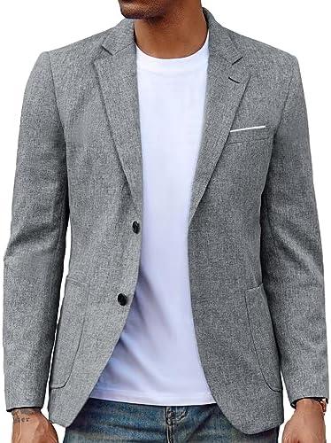 PJ PAUL JONES Mens Casual Sport Coat Blazer Two Buttons Lightweight Business Jackets M