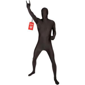 Morphsuits Full Body Costume Halloween Bodysuit, Spandex Bodysuit Costumes Adult, Morph Suits Adults, Mens Halloween Costumes (Medium, Black)