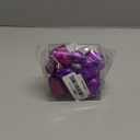 12Pcs Heart Ornaments Multi Finish Heart Baubles Hanging Ornaments for Valentines Day Decor Mother's Day Christmas Tree Wedding Anniversary Party Decoration(Purple)