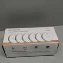 Fire Alarms Smoke Detectors, Smoke Alarm Battery Operated,Fire Alarm with Test Button & Low Battery Signal, Photoelectric Technology Fire Detectors for Bedroom and Home (6-Pack)