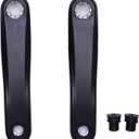 PROWHEEL Ebike ISIS Crank Arm,127MM/140MM/152MM/160MM/170MM/175MM Electric Bicycle Crank Arm for ISIS Mid Drive Motor,Bosch GEN4,Yamaha PW-X3/PW-X2,BANGFANG M620,Brose Standard/MAG,Panasonic GX0 (Black)