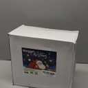 175pcs Christmas Dinnerware Set Disposable for 25 Guests, Blue and White Christmas Plates Includes 25 Dinner Plates, 25 Blue Snowflake Dessert Plates, 75 Silverware Set, Cups and Place Cards