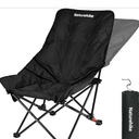 Naturehike Seastar Padded Camping Chair, Oversized 2-Position Adjustable Folding Chair, Portable Camp Chair with Side Pocket & Carry Bag