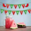 Watermelon Birthday Banner,One In A Melon Banner,Watermelon Party Decorations,One In A Melon Birthday Decorations for Girls,Boys,Kids,Home,Classroom,Baby Shower