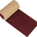 NPBAG Leather Repair Patch Kit 4 x 50 Inches, Self-Adhesive Leather Tape Upholstery Vinyl Sticker for Couches, Sofa, Furniture, Car Seats, Bags, Jackets (Crazy Horse),  Red Brown