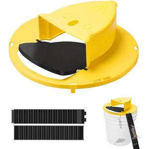 Mouse Trap Flip Lid Multi-Catch for Indoor Outdoor Use, Auto-Reset Humane Rats Trap, No Chemical Glue Required | 5 Gallon Compatible | 1-Pack