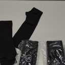 (3 pairs) Compression Socks 20-30 mmHg Long Knee High Socks for Women Men Support Athletic Travel Daily Wear Large/X-Large