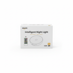 Intelligent Night Light Plug in, Motion Sensor Night Lights Plug in Wall. 200LM Ultra Bright Soft Warm White nightlights, Smart Movement Sensor, Energy Efficient 6 Pack