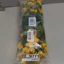 19 Inch Artificial Fake Flowers for Outdoor, 4 Pcs Yellow Faux Silk Petunias Spring Flowers for Outside for Indoor Porch Planter Front Door Garden Patio Window Box Home Decor