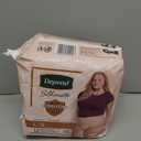 Depend Silhouette Adult Diapers, Incontinence & Postpartum Bladder Leak Underwear for Women, Maximum Absorbency, Large, Pink, 12 Count, Packaging May Vary