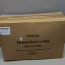 CozyLux Full Size Comforter Sets Burnt Orange, 7 Pieces Pintuck Bed in A Bag Terracotta Comforter Full Size, Pinch Pleat Bedding Sets with All Season Comforter, Sheets, Pillowcases & Shams