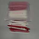100 Pcs Strawberry Baby Shower Favors Baby Shower Decorations 50 Retractable Strawberry Ballpoint Pens with 50 Thank You Cards for Souvenirs Prizes Game (White, Pink, and Red)