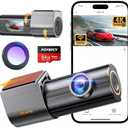 Dash Cam Front 4K, Built-in 5GHz WiFi with CPL, Car Camera Dashcam with UHD 2160P, 64GB Card, 24H Parking Monitor, Super Night Vision, WDR, G-Sensor, App Control, 170° Wide Angle, Support 256GB Max