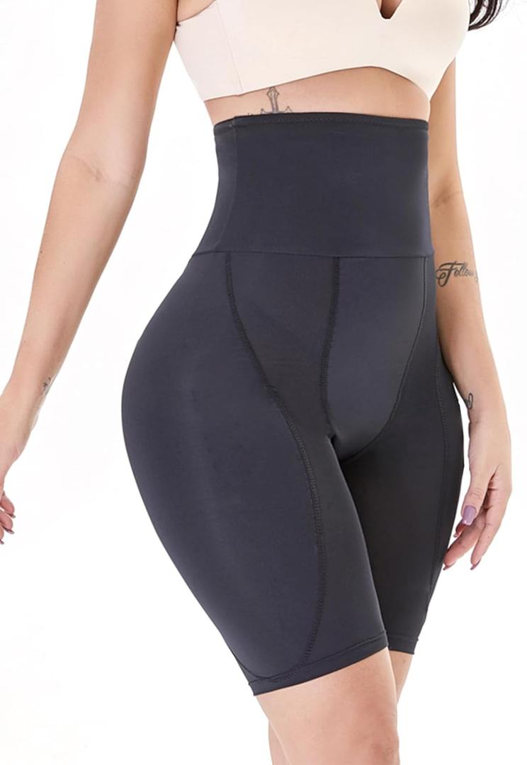 ALINBAIST High Waist Butt Lifter Shapewear Shorts for Women  Hip Pads & Tummy Control Padded Underwear for Curvy Look (Medium)