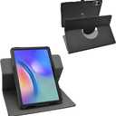 LiuShan Compatible with SHARECLOUD P10C case,SHARECLOUD P10_T case,Frameflow P10_A case,360 Degree Rotation Stand PU for SHARECLOUD P10C/SHARECLOUD P10_T/Frameflow P10_A/OYEFIT T10 10.1" Tablet,Black