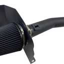 4-Inch Cold Air Intake Kit with Heat Shield + Filter Compatible for Silverado 1500 14-18; Sierra 1500 14-18; for Cadillac Escalade Suburban Yukon Tahoe 15-20 5.3L 6.2L V8 (Black Tube & Black Filter)