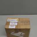 10 Pcs Pink Christmas Village Sets with Tea Light Christmas Decorations 4 Village Row House 4 Pine Trees 2 Decayed Tree Xmas Holiday Farmhouse Rustic Decor for Home Table Room