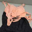 Daci Plus Size One Piece Swimsuit - Tummy Control Bathing Suit for Women Cutout Swimwear (Pink and Black)