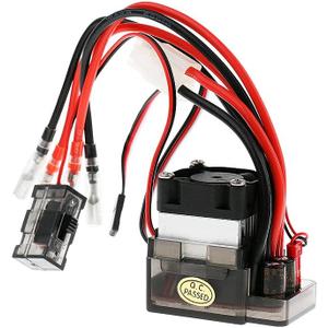 Acxico 1Pcs for RC Car Truck 7.2 V-16 V 320A High Voltage ESC Brushed Speed Controller Set
