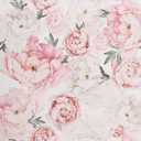 Floral Wallpaper Peel and Stick Wallpaper Watercolor Self Adhesive Removable Wallpaper Vinyl Contact Paper for Decorative Bedroom Home Wall (17.7"x118.1")