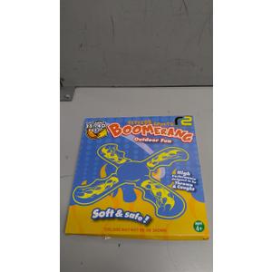 Fun Boomerang for Kids - Easter Basket Stuffers - Soft & Easy to Use - Best Gifts for 6 7 8 9 10 Year Old Boys & Girls + 2026 Top Toys for Boys Age 8-12 - Fun Outdoor Toy for Boys Girls Gift Ideas (Blue)