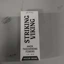 Striking Viking Hair Fibers for Thinning Hair (Medium Brown) 28g - Naturally Derived - Long Lasting Powder, Undetectable, Thicker Look for Men & Women