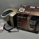 Keurig K-Elite Single Serve K-Cup Pod Coffee Maker, with Strength and Temperature Control, Iced Coffee Capability, 8 to 12oz Brew Size, Programmable, Brushed Gold