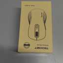 TECKNET Bluetooth Mouse, [ USB + BT1 + BT2 ] Wireless Mouse for Laptop, Silent Click, Ergonomic Design, 4800 DPI Computer Mice Wireless, Dual Mode for Laptop, Computer, iPad, MacBook (Black)