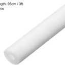 MECCANIXITY 4pcs Pipe Insulation Foam Tube Pipe Lagging 10mm(3/8 Inch) ID 30mm OD 3ft Freeze Protection for Copper Pipe, White