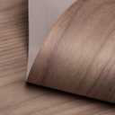 Edge Supply Walnut 24 x 48-inch Flat Cut, 3M Peel and Stick Wood Veneer Sheet Self-Adhesive Wood Veneer, A Grade, Smooth-Finished Versatile for Furniture Restoration, Cabinetry & DIY Use
