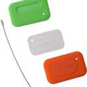 ABENCA Luggage Tags with Smart Trakcer Item Finder Work with Apple Find My (iOS Only), Smart Air Tag, Item Locator for Suitcase, Keys, Backpack.2 Pcs (Mixed)