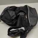 YUDODO Pet Sling Carrier for Small Dogs & Cats  Hands-Free Puppy Carrier with Safety Hook, Large Zipper Pocket, Soft Breathable Mesh, Adjustable Strap & Reflective Strip (Black 2.0 M)