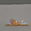 Fumete Easter Decorations He is Risen Decor Resin Religious Easter Decor Table Spring Figurines for Home Household and Office Table Decoration