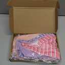Abbylike 4 Pack Dog Shirts, Spring Lightweight Stretchy Dog Turtleneck, Breathable Soft German Velvet Sleeveless Puppy Base Layer Vest for Pet Indoor Outdoor Wears(Blush Pink and Purple,M)