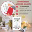 3 x Cute Cat Christmas Card, Merry Christmas Cards for Cat Dad & Mom, Xmas Card Gift from Pet, Funny Holiday Cards for Men Women