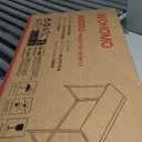 WOHOMO Folding Desk for Small Spaces, 31.5 Inch Foldable Computer Desks, Small Desk for Home Office, Study, Bedroom, Space Saving Writing Work Computer Table, Easy to Fold, Rustic Walnut (Brown)