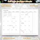 SKYDUE B5 Monthly Planner 2026-2027, 2 Year Calendar Planner from January 2026 to December 2027, 7"x 10" Organizational Planner for Office, School & Personal Use