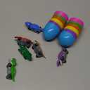 Holydeck 6 Pcs Prefilled Easter Eggs with Metal Dinosaur Car Toys Vehicles Set for Kids Girls Boys Easter Basket Stuffers Party Favors Easter Egg Fillers Hunt