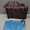 Heated Cat House for Outside Foam Board, Extremely Insulated Outdoor Cat House Escape Door, Weatherproof & Waterproof Awning, Elevated Feral Animal Shelter for Winter (25.0"L x 15.0"W x 18.5"H, Cammo)