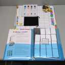 Large Magnetic Reward Chart for Kids - 127 Pre-Written Stickers (Including Potty Training) + 30 Customizable Chores - Behavior, Responsibility & Incentive Routine Star Chart for Fridge (1 Kid Version)