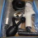 Toilet Plunger, High Pressure Drain Clog Remover, Plungers for Bathroom, Air Drain Unclogger Blaster with Visual Barometer, Toilet Plunger Heavy Duty Powerful Drain Toilet Snake Auger, Sink Plunger (White)