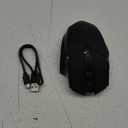 INPHIC Multi-Device Bluetooth Mouse Wireless, Rechargeable, USB Receiver, 6 Buttons, Ergonomic for Laptop, Computer, Mac, PC etc. (Black)