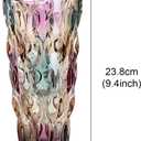 CEMABT Glass Vases for FlowersThickened 3.4 lb Morden vases for Tables Centerpieces, vase for Home Decor, Crystal,Colorful and Clear Rose Large Vases Christmas Day Gifts(Heavy Duty)