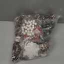 Whaline 170Pcs Christmas Pine Cones Berry Pine Branch Set Snow Pinecones Pendant White Winter Holiday Ornament for DIY Crafts Home Decorations Xmas Tree Gift Tag Party Supplies, Assorted Sizes