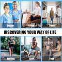 Cotton Compression Socks Women&Men with Grips Non Slip 15-20mmHg Knee High Graduated Sock for Nurse, Pregnancy, Yoga (Small-Medium, 01-3 Pairs-white Pink Blue)