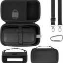 Storage Case Kits Compatible with Bose SoundLink Flex 2nd Gen/Bose SoundLink Flex Portable Speaker (Black Silicone Cover + Hard Case)