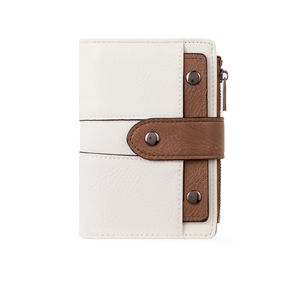 CLUCI Small Wallet for Women Leather Slim Womens Wallet Bifold Multi Card Holder Organizer Designer with Removable ID Window